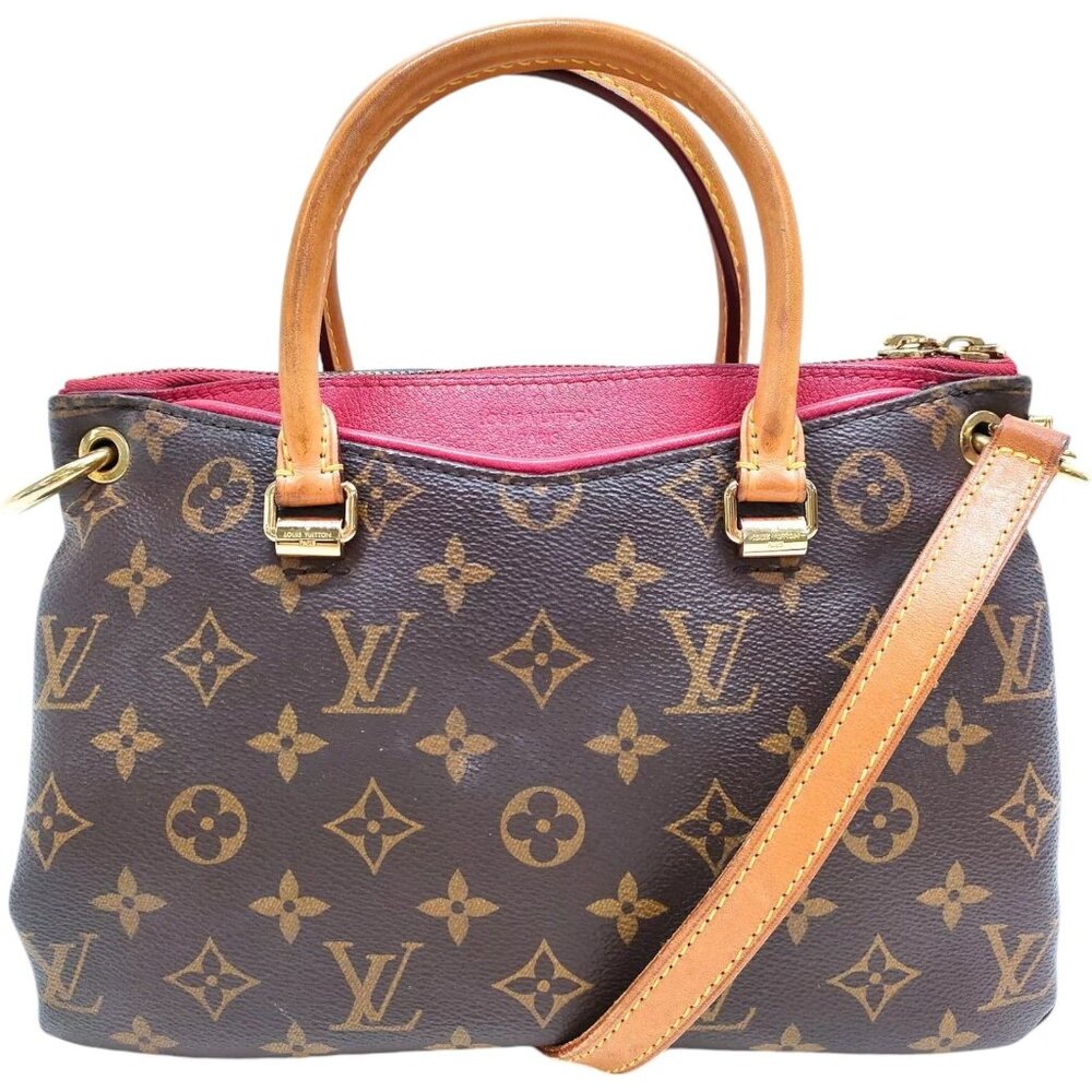 036767AQ (S6) Louis Vuitton Crossbody Bag Pallas BB Brown Monogram